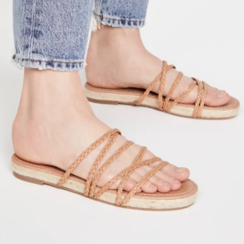 Madewell Bobbi Crisscross Woven Sandals size 7.5